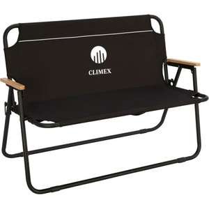 ספת חוף זוגית מתקפלת Climex CL401 שחור