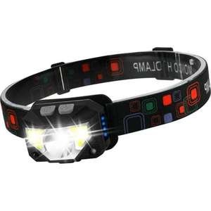 פנס ראש מקצועי ICAMP HL6 300 לומן שחור