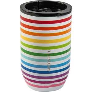 כוס תרמית נירוסטה 380 מ״ל Arcosteel פסים צבעוני