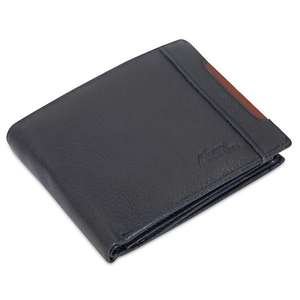 ארנק עור נאפה Venezia RFID Camel Mountain שחור