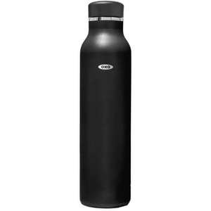 בקבוק תרמי OXO 710 מ״ל פיה צרה שחור