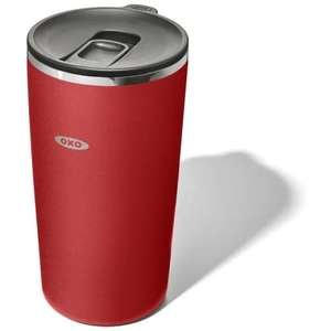 כוס תרמית OXO 475 מ״ל בורדו עם סגירה קלה