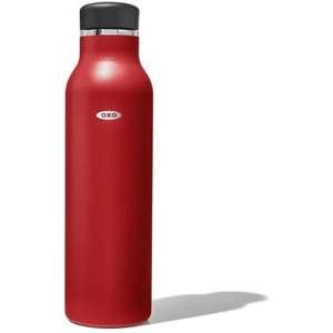 בקבוק תרמי OXO עם פיה צרה 590 מ״ל בורדו