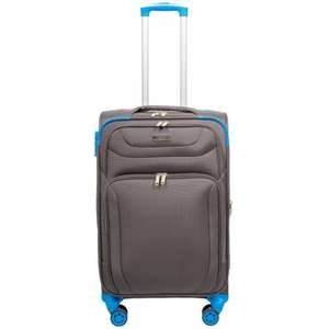 מזוודת טרולי Napolitano 20" Camel Mountain אפור/כחול