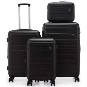 סט מזוודות Vegas 20+24+28״ + תיק איפור שחור
