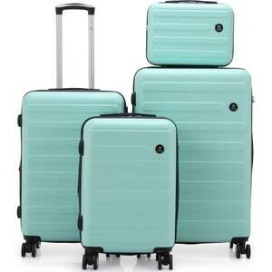 סט מזוודות Vegas 20+24+28״ + תיק איפור מנטה