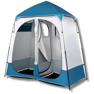 אוהל מקלחת/שירותים זוגי ICAMP MOQI כחול אפור