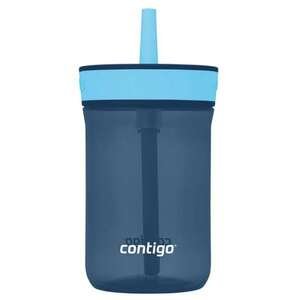 כוס עם קש 420 מ״ל Contigo Leighton כחול כהה