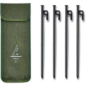 מארז 4 יתדות פלדה 30 ס״מ + נרתיק ICAMP