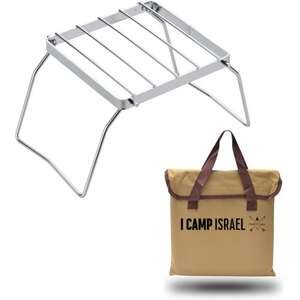 רשת גריל נירוסטה ICAMP מידה S + תיק