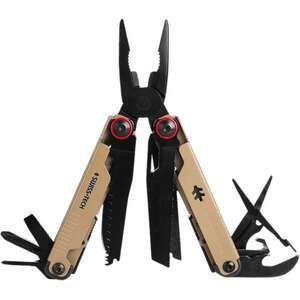 מולטיטול SWISS+TECH AUS 8 עם 18 פונקציות שחור מדברי