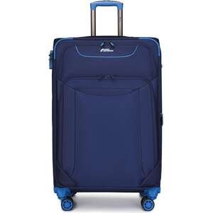 מזוודת טרולי 20״ בד Camel Mountain דגם Titan צבע כחול