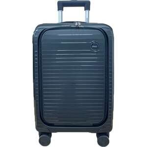 מזוודת טרולי 20״ עם פתח למחשב Australian Adventurer אפור כהה