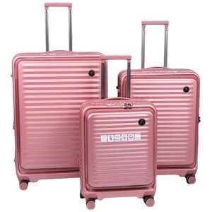 סט מזוודות Miracase MLS500 ורוד 20+24+28