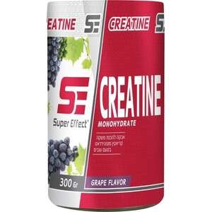 אבקת קריאטין 300 גרם Super Effect ענבים
