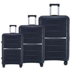 סט מזוודות קשיחות פרימיום Australian Adventurer 20/24/28 אפור כהה