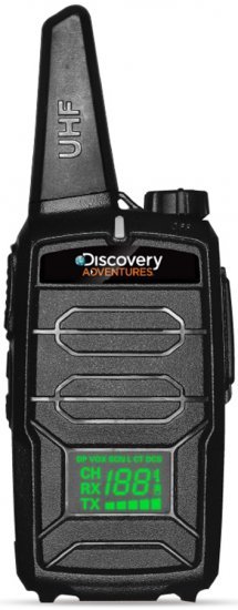 ווקי טוקי (יחידה אחת) עם תחנת עגינה לטעינה ואוזניה אקוסטית Discovery DS-PX3