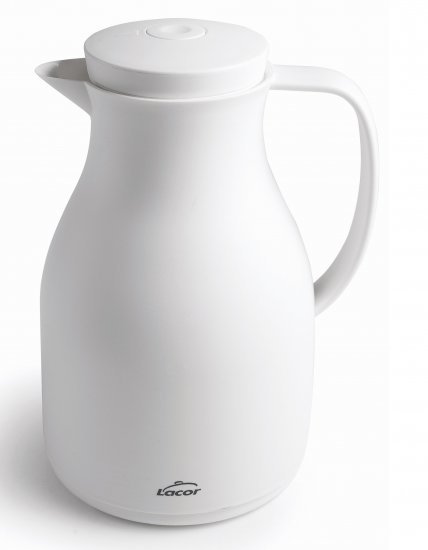 קנקן ואקום תרמי 1.5 ליטר Lacor - לבן