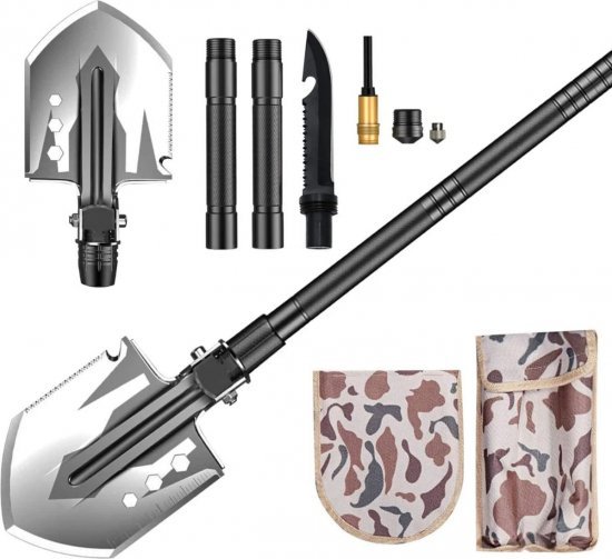 ערכת את חפירה מתקפל 11 ב-1 I-CAMP