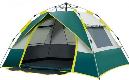 אוהל פתיחה מהירה ל- 4 אנשים Playa - צבע ירוק