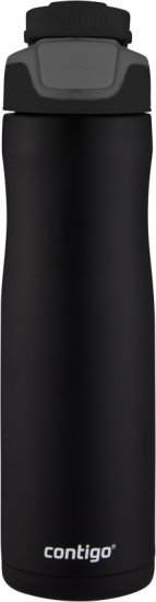 בקבוק שתיה תרמי מנירוסטה 710 מ''ל Contigo Autoseal Chill - צבע שחור מט