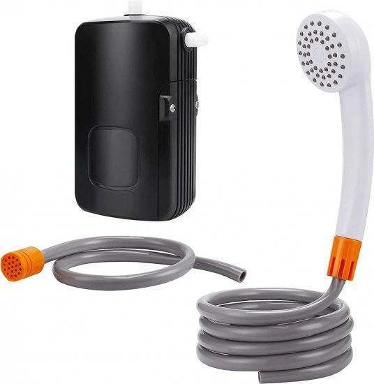 מקלחת שדה חשמלית ניידת עם חיבור I-CAMP USB Type-C