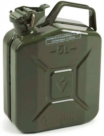 ג’ריקן דלק צבאי מתכתי 5 ליטר Nato מבית I-CAMP