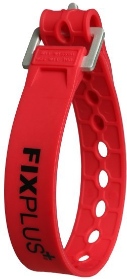 רצועת קשירה ואבטחה רחבה 35 ס''מ מבית FIXPLUS - צבע אדום