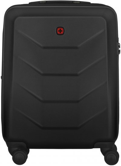 מזוודת טרולי קשיחה בגודל 22 אינצ' Wenger Prymo - צבע שחור