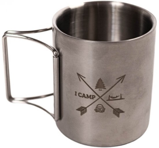 ספל נירוסטה דופן כפולה 220 מ''ל I-CAMP