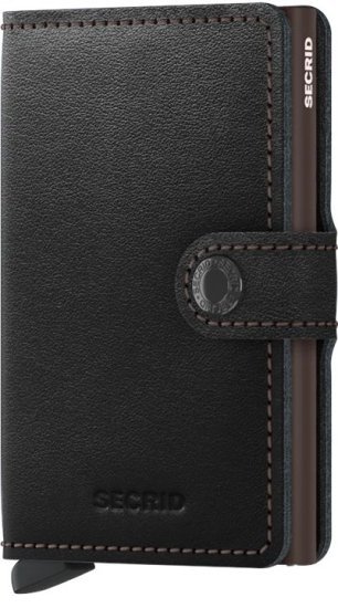 ארנק עור קומפקטי בעל הגנת Secrid Miniwallet RFID - צבע שחור וחום