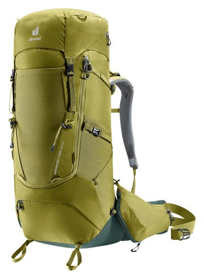 תיק גב 60+10 ליטר דגם Deuter Aircontact Core - צבע קקטוס