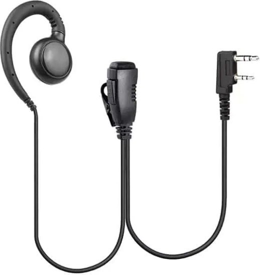 אוזניה למכשיר קשר 2 פינים חיבור 2.5 ו- 3.5 מ''מ Discovery DS-390