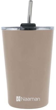 כוס שתייה תרמית בנפח 450 מ”ל דגם Flash מבית Naaman - צבע אבן