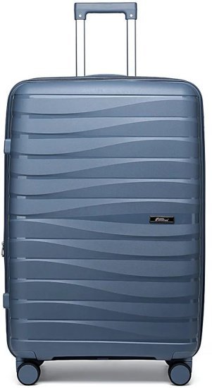 מזוודת טרולי קשיחה בלתי שבירה בגודל 20 אינץ' דגם ABLE מבית Camel Mountain - צבע כחול כהה