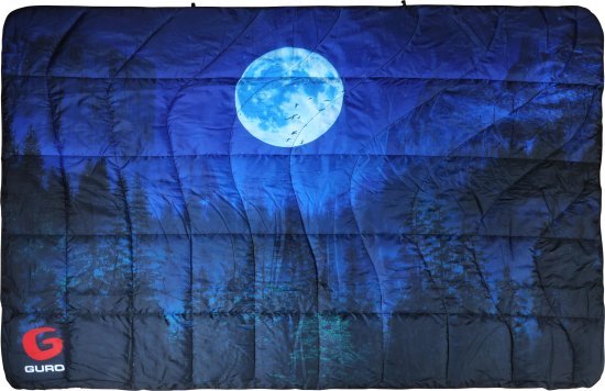 שמיכת קמפינג מבית Guro - עיצוב ירח מלא