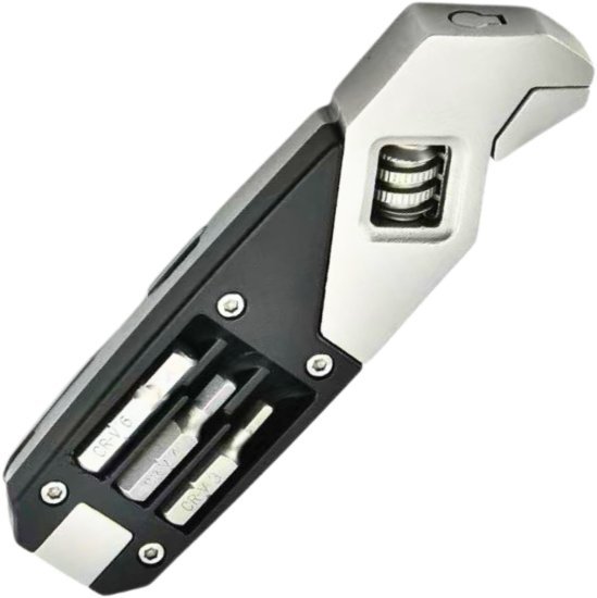 מולטיטול רב תכליתי עם 7 פונקציות SWISS+TECH X-Drive - צבע שחור / כסוף