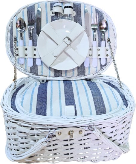 סלסלת פיקניק ל-2 + צידנית מובנית מבית I-CAMP