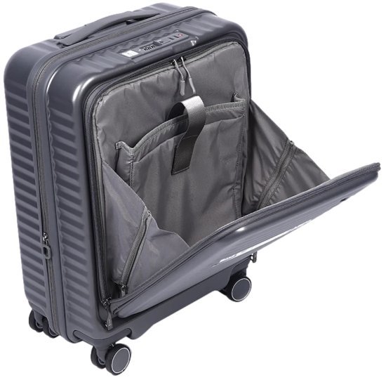 סט מזוודות קשיחות 20+24+28 אינץ' דגם MLS500 מבית Miracase - צבע אפור כהה
