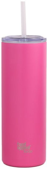 כוס תרמית עם קש 600 מ''ל סדרת To go מבית Food Appeal - צבע ורוד פוקסיה