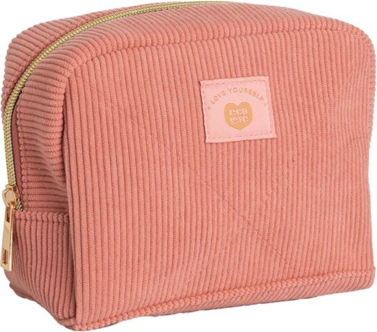ecoLove - תיק רחצה קורדרוי - צבע ורוד