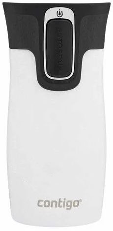 כוס תרמית 300 מ''ל דגם West Loop Mini מבית Contigo - צבע לבן עם נצנצים