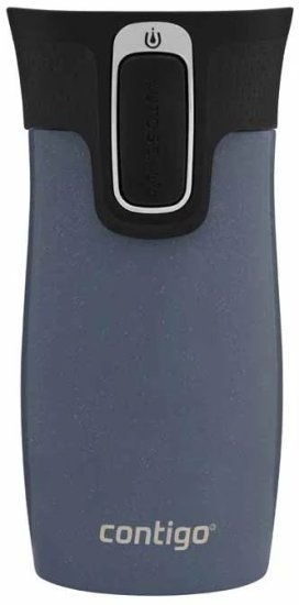 כוס תרמית 300 מ''ל דגם West Loop Mini מבית Contigo - צבע כחול עם נצנצים