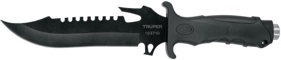 סכין טקטית / הישרדות Truper גודל - 7 אינץ' / 18 ס''מ