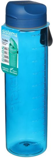 בקבוק שתייה סדרת Sistema - Hydrate - נפח 1 ליטר - צבע כחול