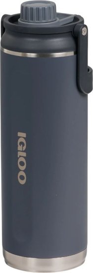 בקבוק שתייה תרמי 1.3 ליטר Twist ‘n’ Chug מבית Igloo - צבע אפור פחם