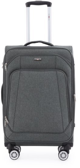 מזוודת בד 32 אינץ' דגם Tokyo מבית Swiss Royal - צבע אפור