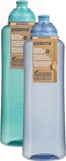 בקבוק שתייה Swift מסדרת Sistema - Recycled Ocean - נפח 480 מ''ל - צבע כחול