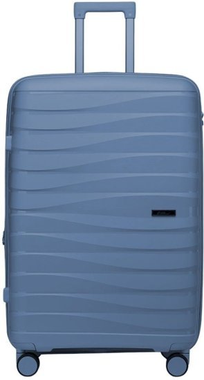 מזוודה קשיחה בלתי שבירה בגודל 32 אינץ' דגם ABLE מבית Camel Mountain - צבע אפור כחול