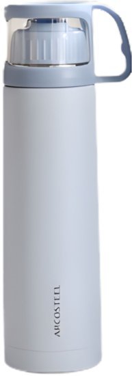 תרמוס מנירוסטה 750 מ''ל לשתייה קרה / חמה מבית Arcosteel - צבע כחול